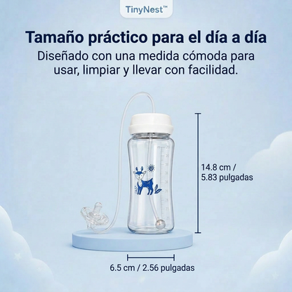 TinyNest™ Biberón manos libres 3 en 1